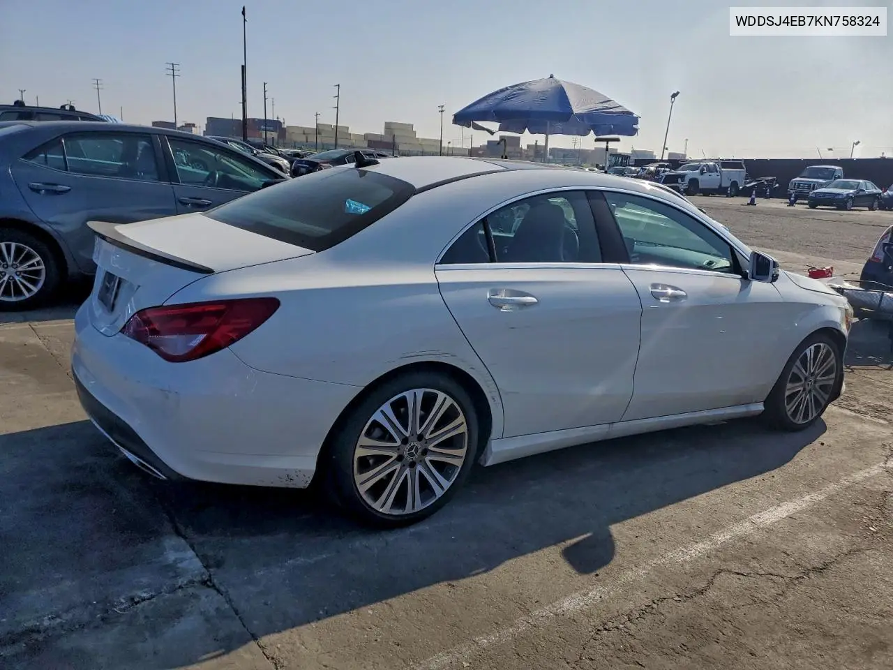 WDDSJ4EB7KN758324 2019 Mercedes-Benz Cla 250