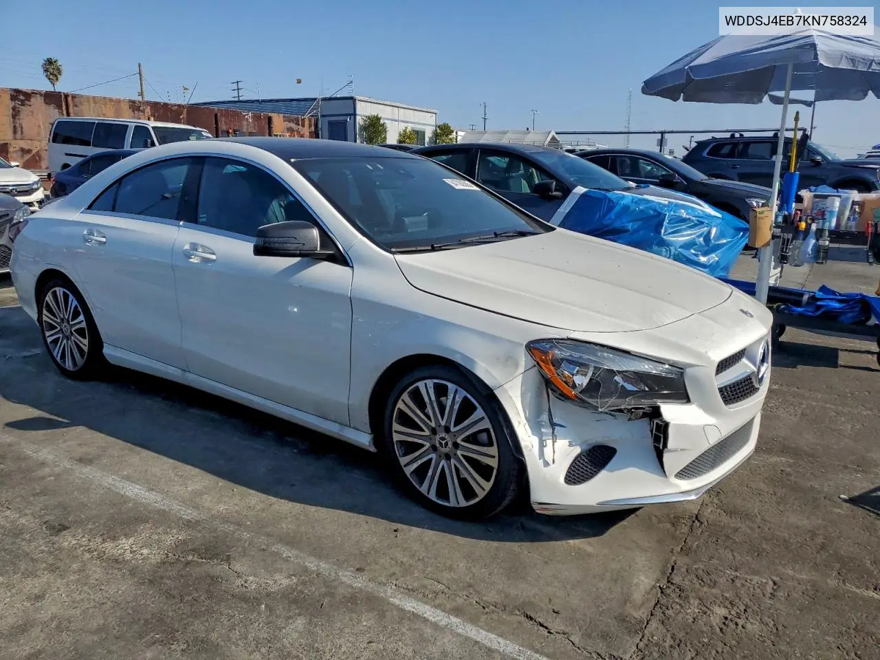 WDDSJ4EB7KN758324 2019 Mercedes-Benz Cla 250