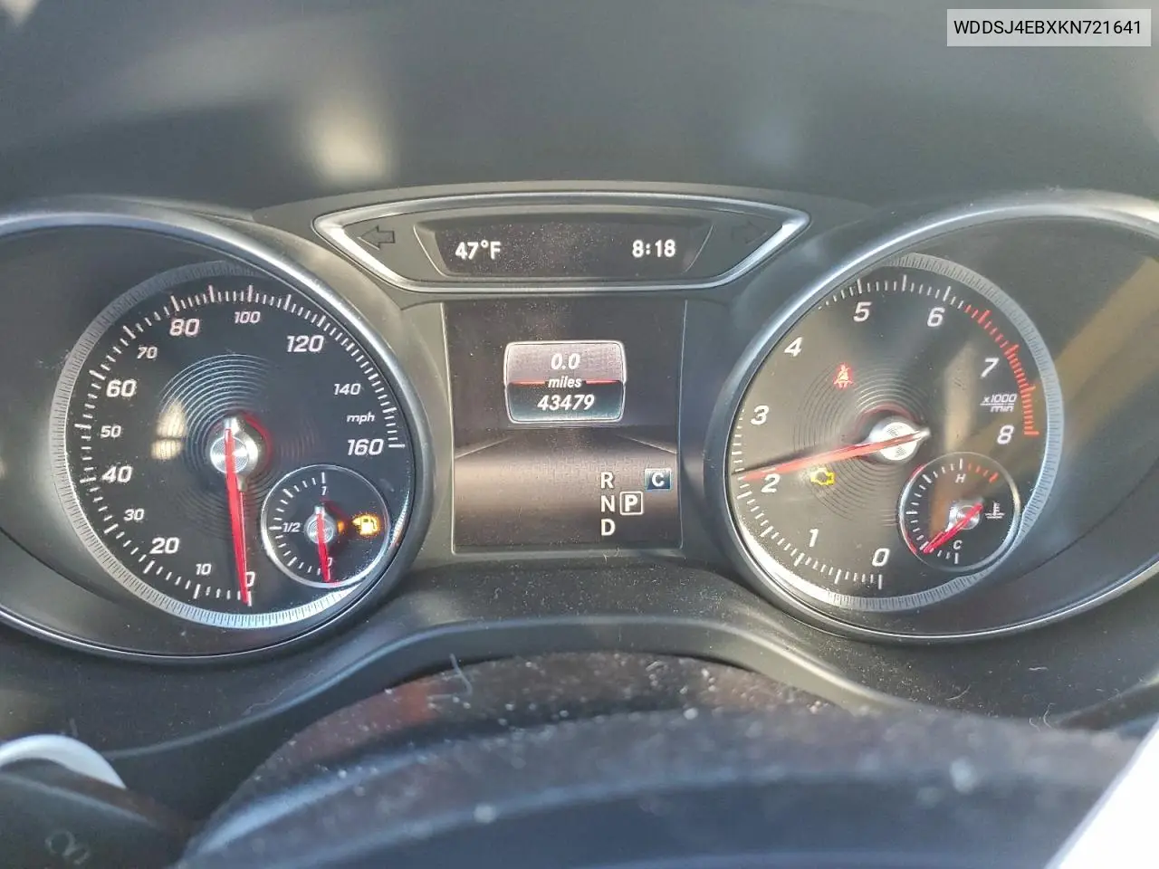 WDDSJ4EBXKN721641 2019 Mercedes-Benz Cla 250