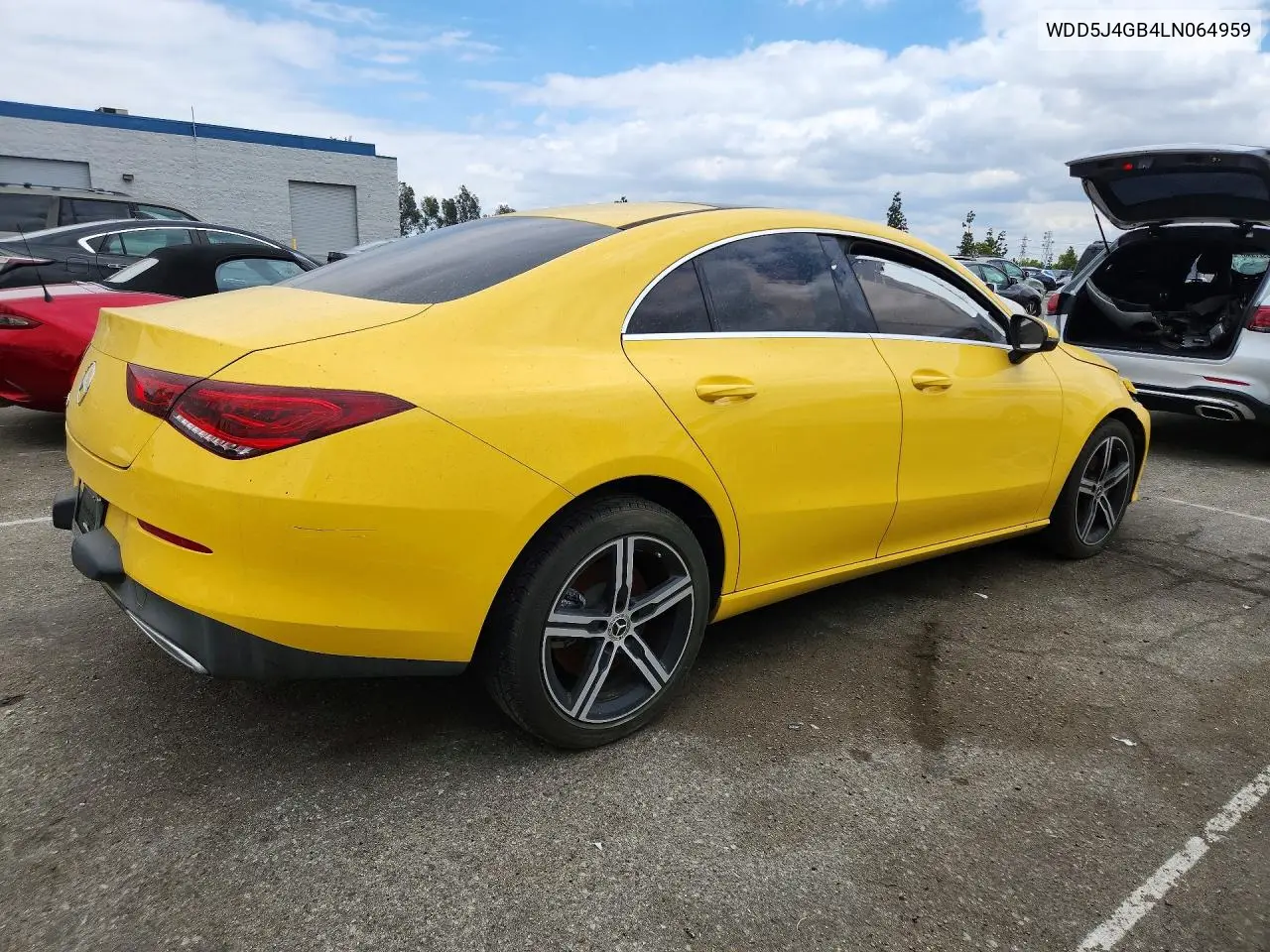 WDD5J4GB4LN064959 2020 Mercedes-Benz Cla 250