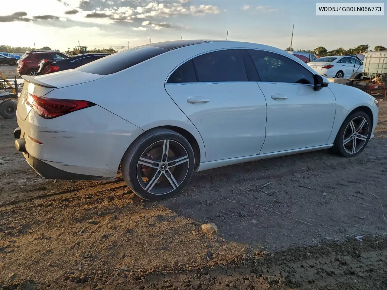 WDD5J4GB0LN066773 2020 Mercedes-Benz Cla 250