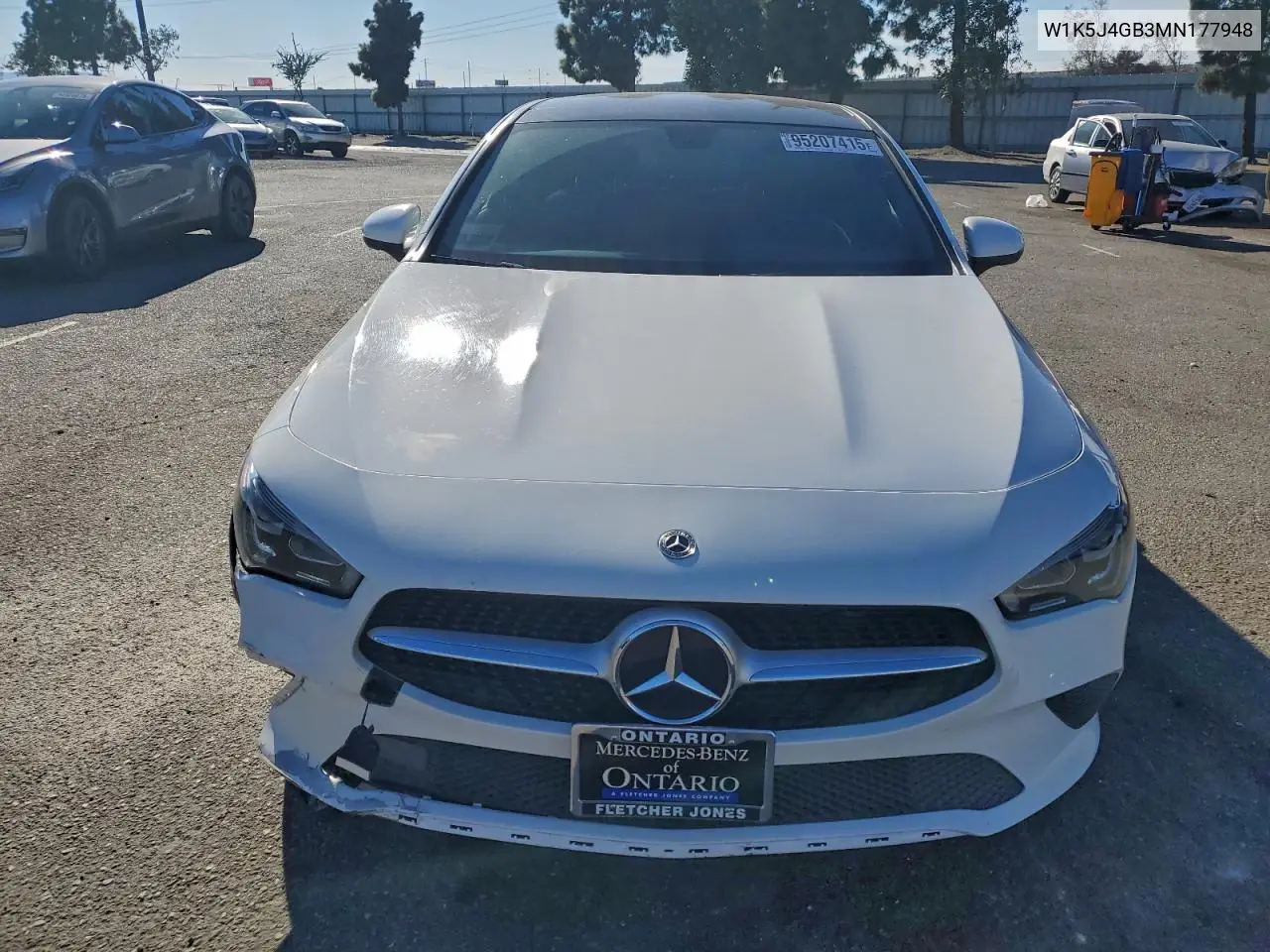 W1K5J4GB3MN177948 2021 Mercedes-Benz Cla 250