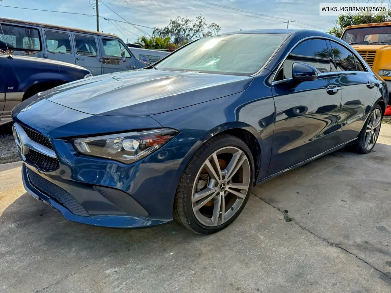 W1K5J4GB8MN175676 2021 Mercedes-Benz Cla 250