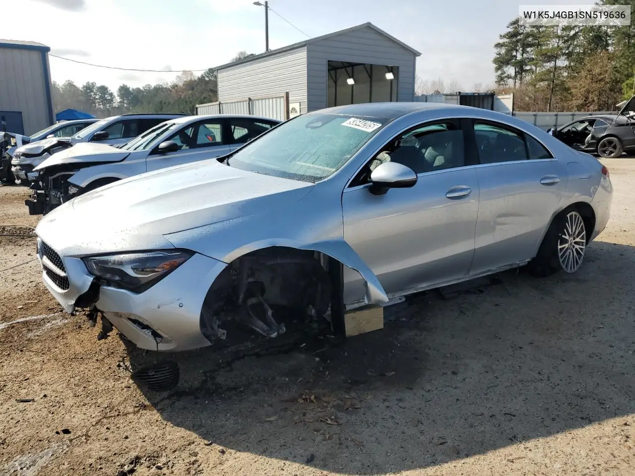 W1K5J4GB1SN519636 2025 Mercedes-Benz Cla 250