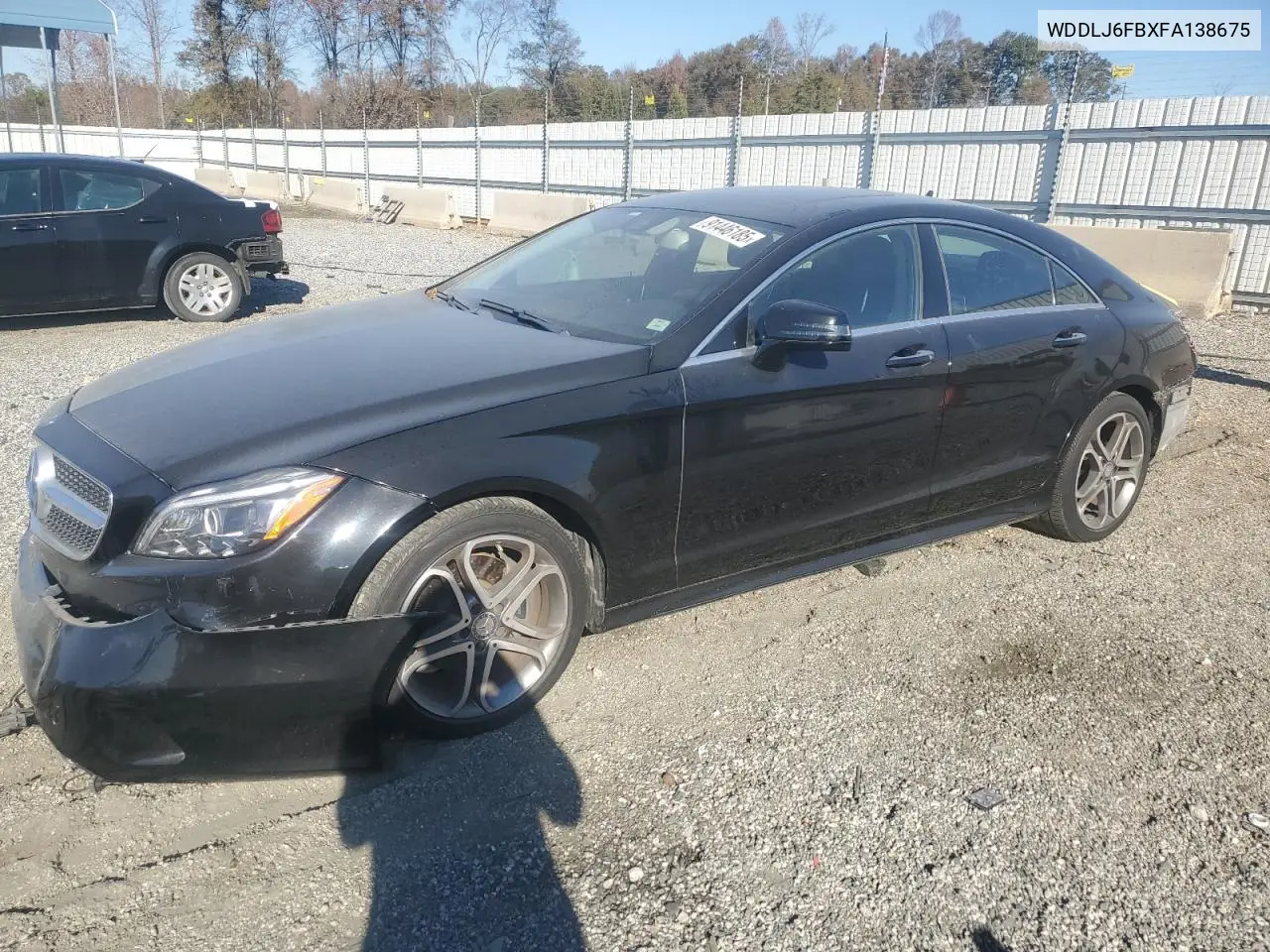 WDDLJ6FBXFA138675 2015 Mercedes-Benz Cls 400