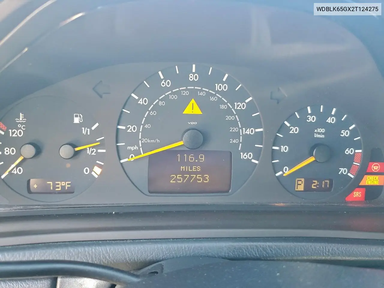 WDBLK65GX2T124275 2002 Mercedes-Benz Clk 320