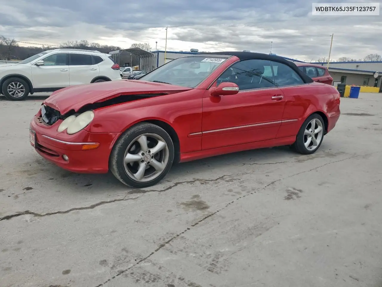 WDBTK65J35F123757 2005 Mercedes-Benz Clk 320