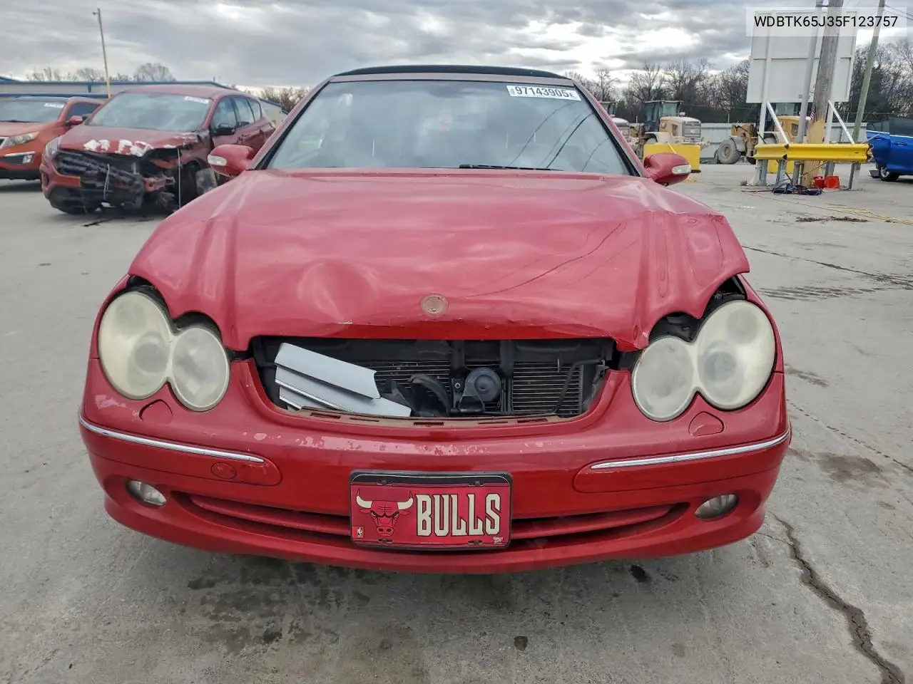 WDBTK65J35F123757 2005 Mercedes-Benz Clk 320