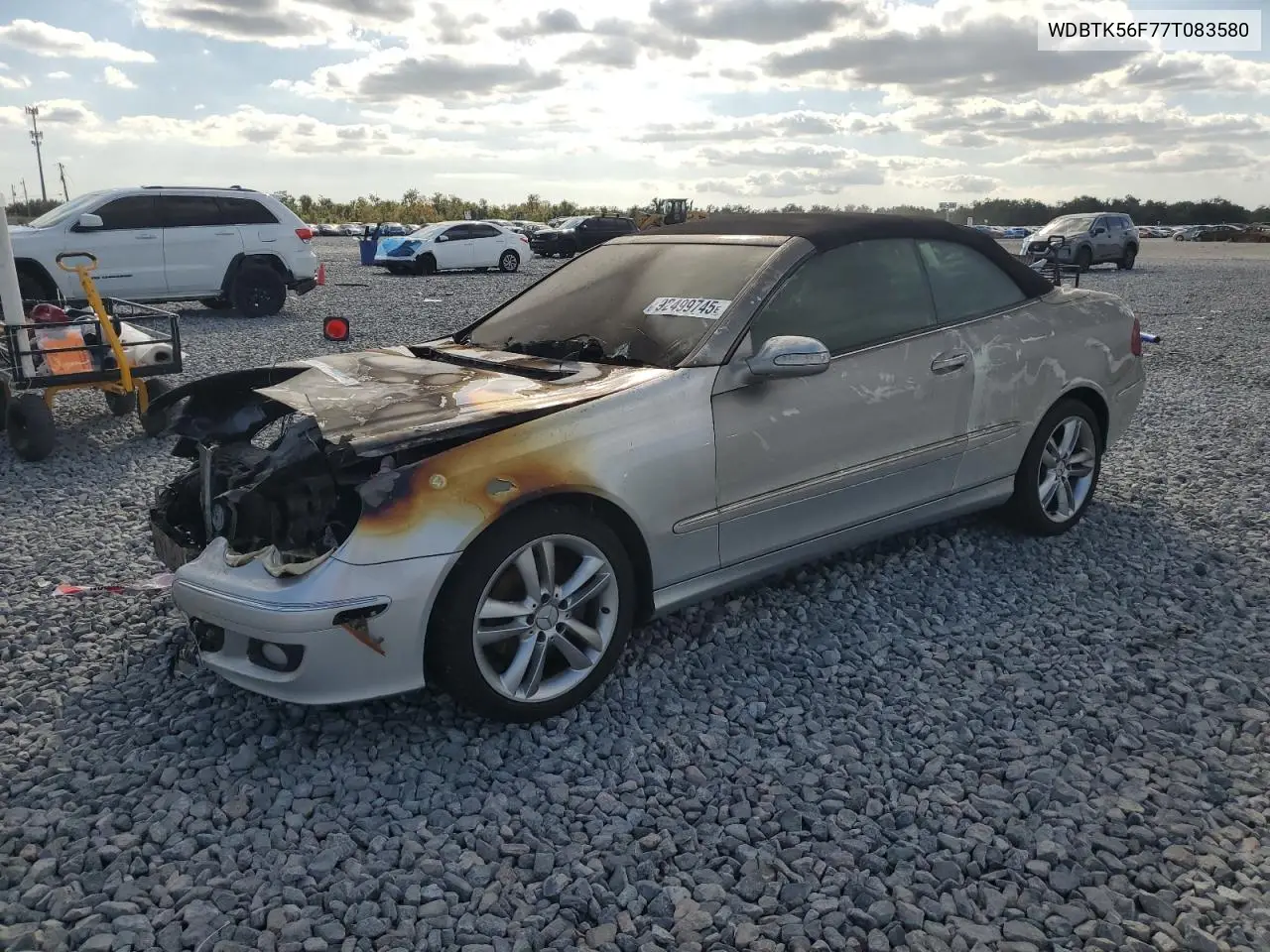 WDBTK56F77T083580 2007 Mercedes-Benz Clk 350