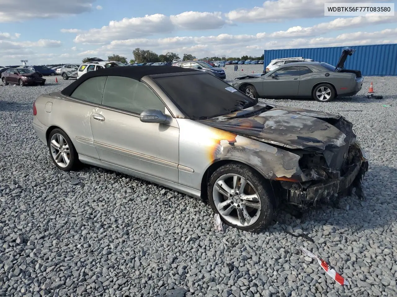 WDBTK56F77T083580 2007 Mercedes-Benz Clk 350