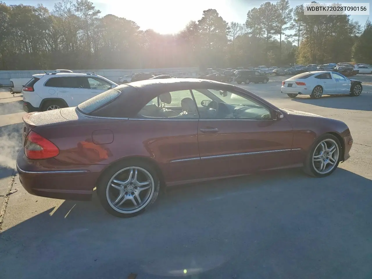 WDBTK72G28T090156 2008 Mercedes-Benz Clk 550
