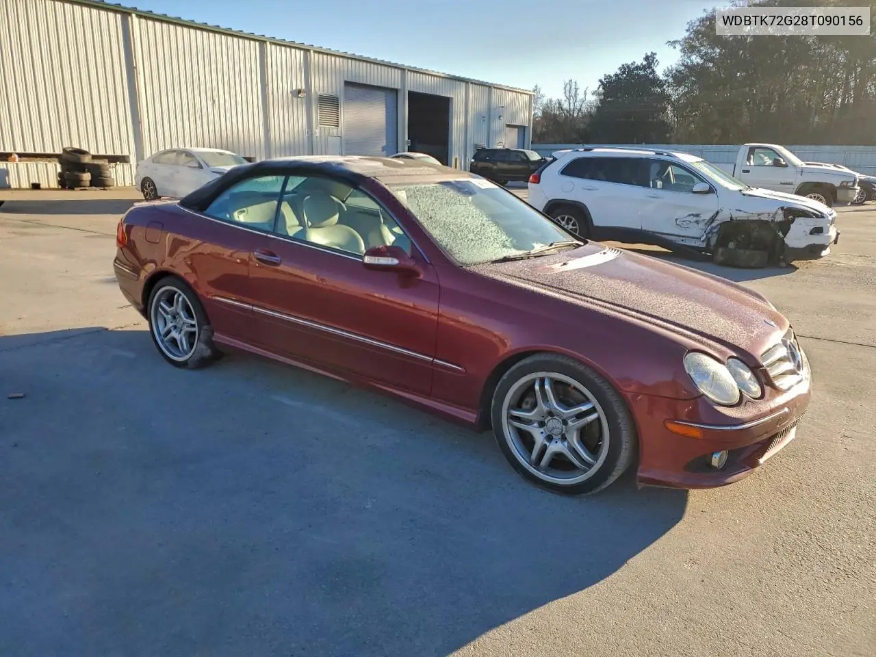WDBTK72G28T090156 2008 Mercedes-Benz Clk 550