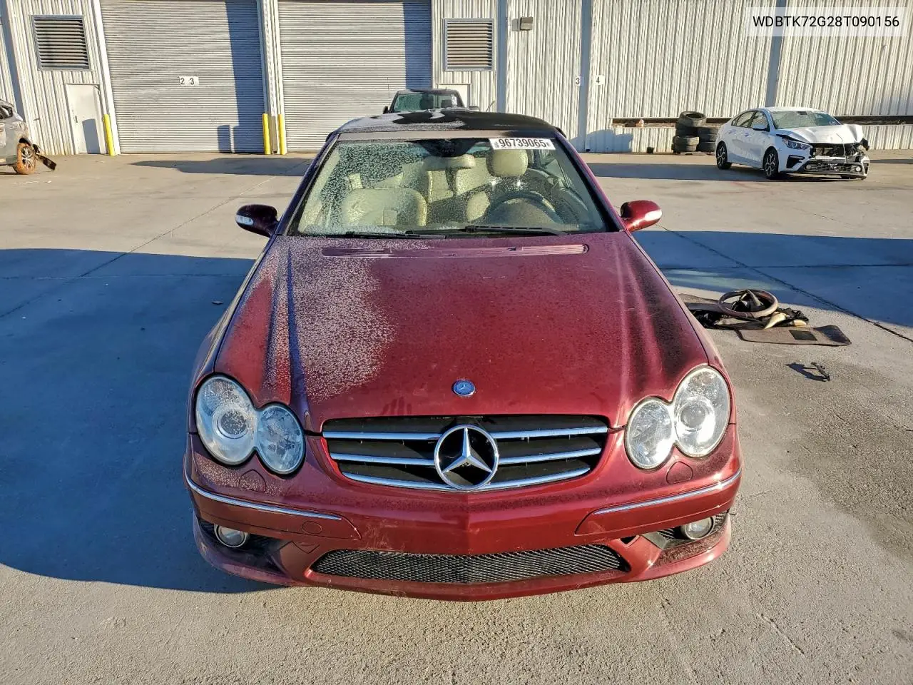 WDBTK72G28T090156 2008 Mercedes-Benz Clk 550