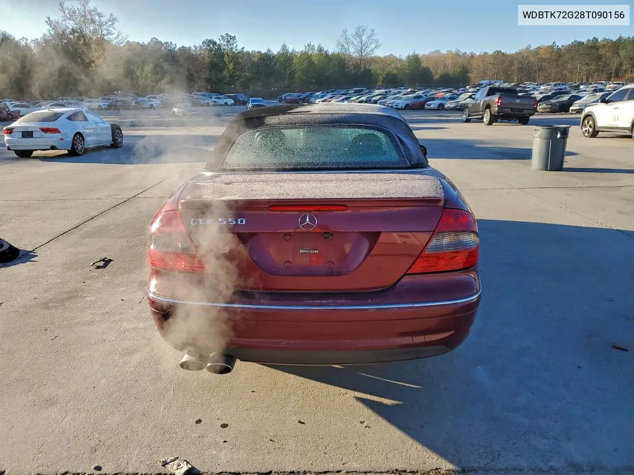 WDBTK72G28T090156 2008 Mercedes-Benz Clk 550