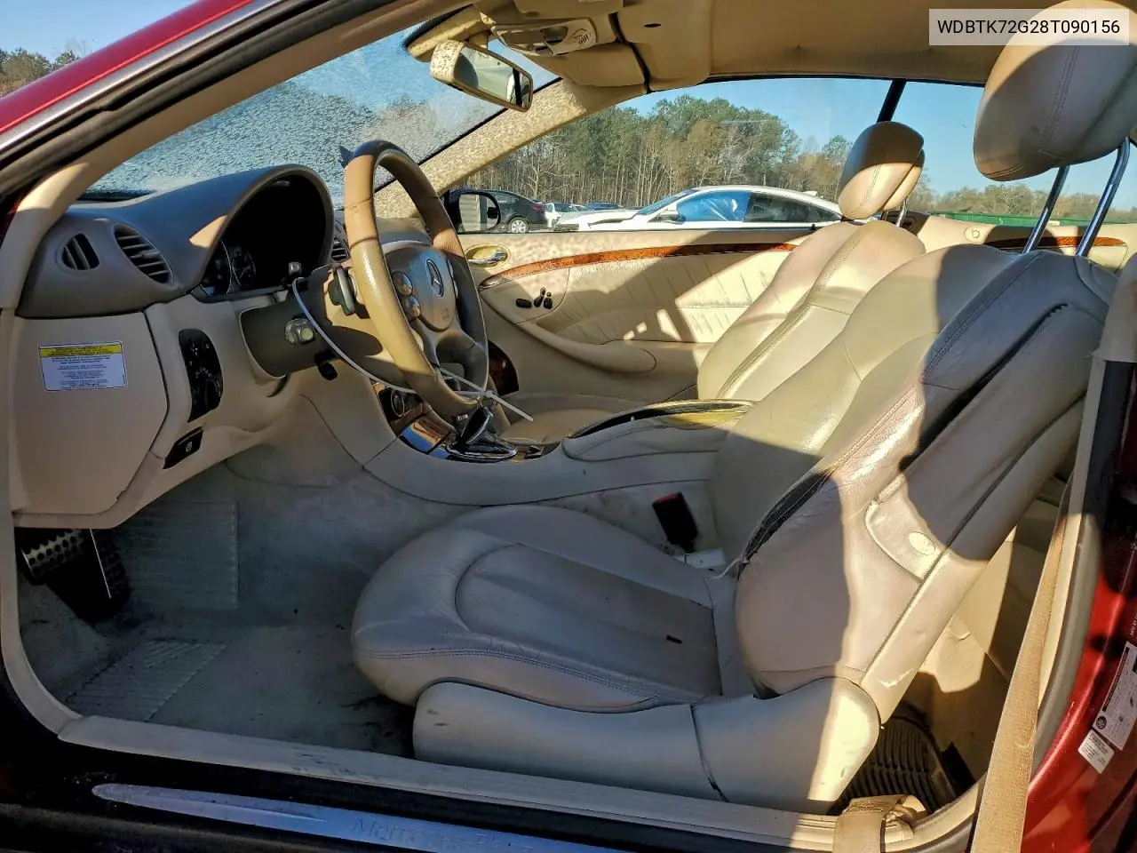 WDBTK72G28T090156 2008 Mercedes-Benz Clk 550