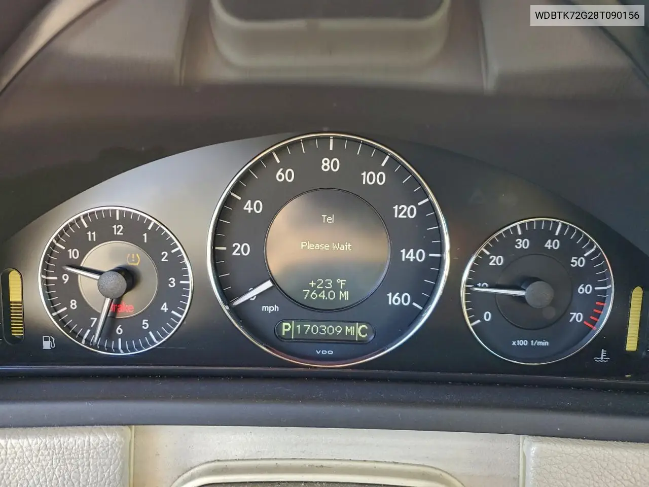 WDBTK72G28T090156 2008 Mercedes-Benz Clk 550