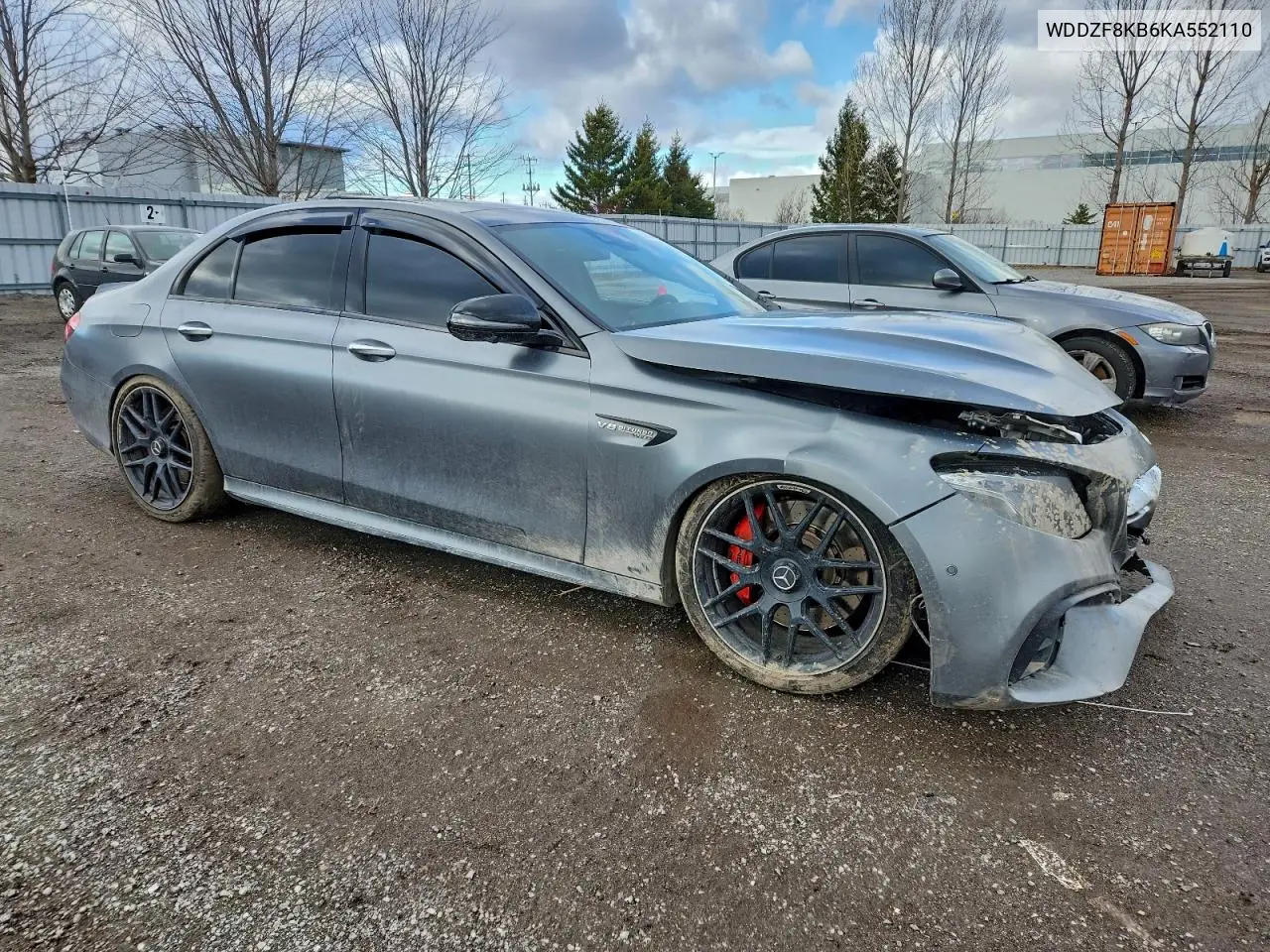 WDDZF8KB6KA552110 2019 Mercedes-Benz E 63 Amg-S 4Matic