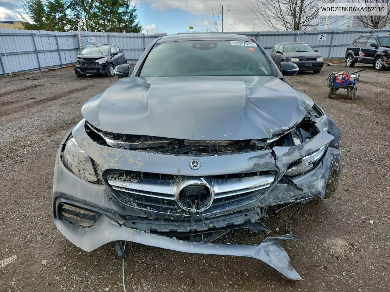 WDDZF8KB6KA552110 2019 Mercedes-Benz E 63 Amg-S 4Matic