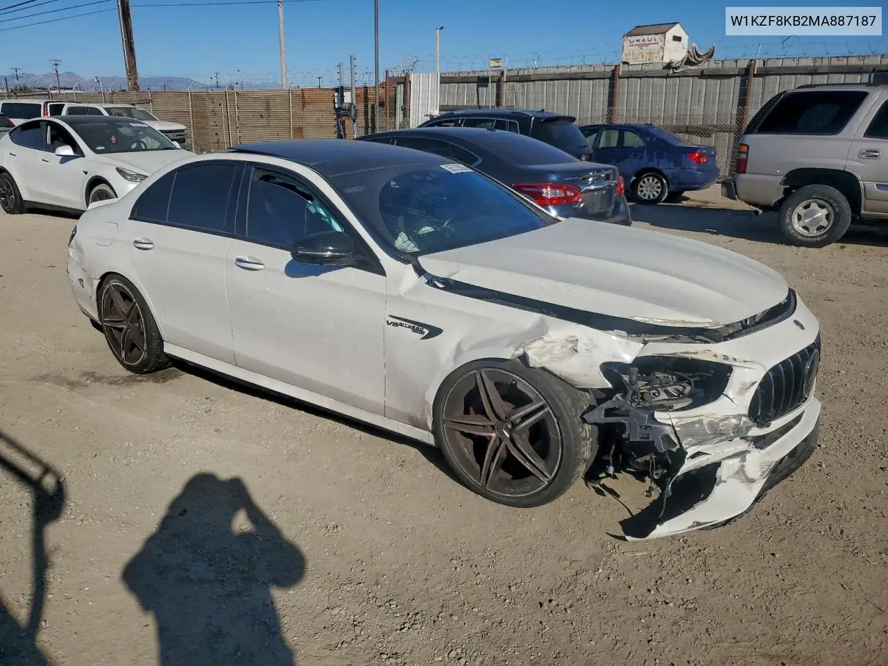 W1KZF8KB2MA887187 2021 Mercedes-Benz E 63 Amg-S 4Matic