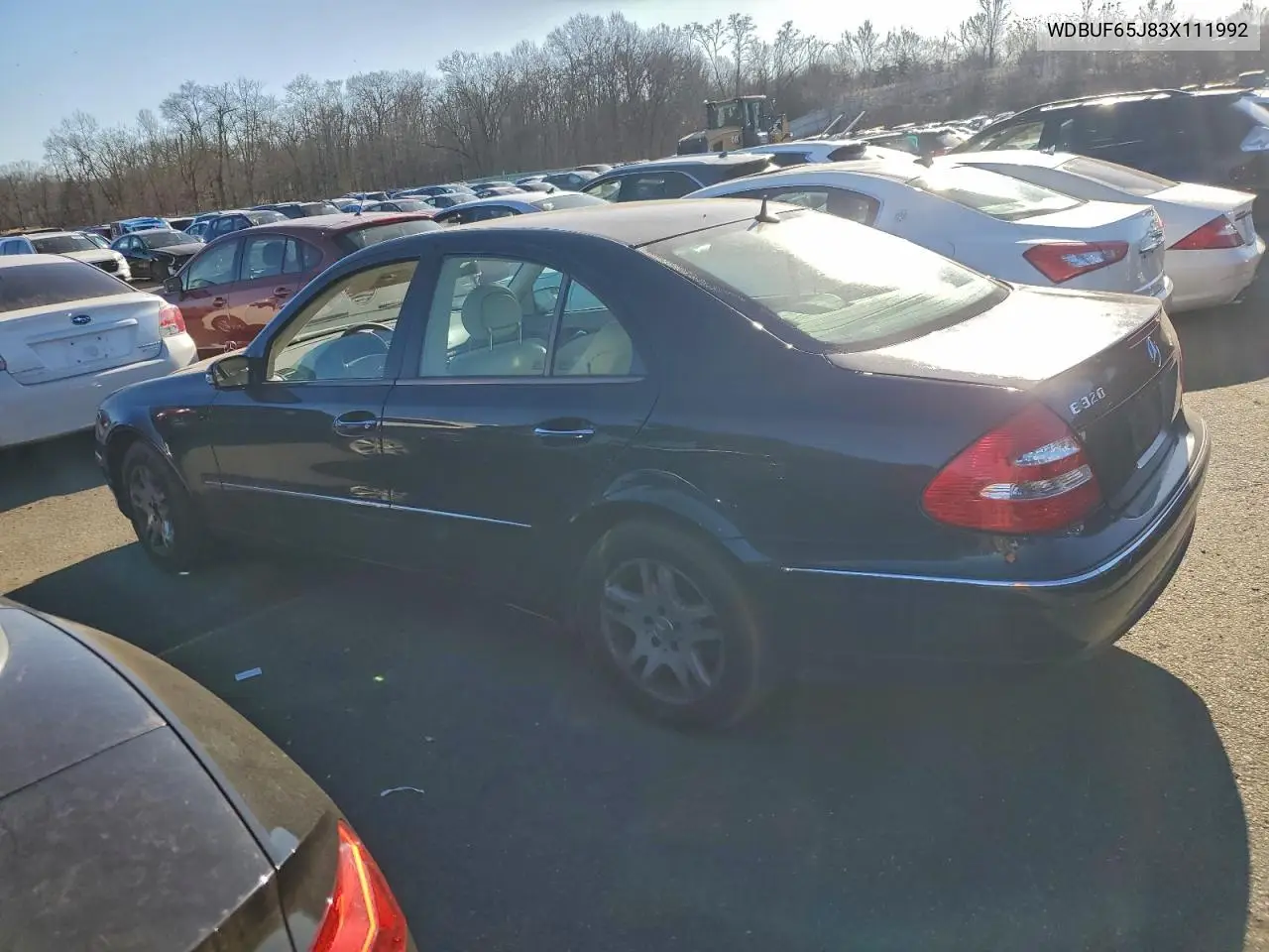 WDBUF65J83X111992 2003 Mercedes-Benz E 320