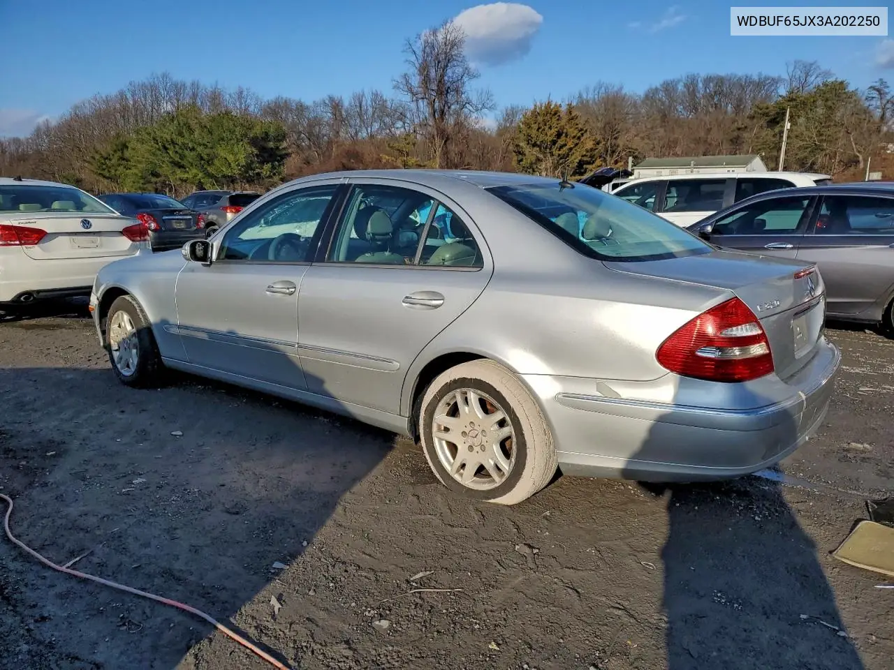 WDBUF65JX3A202250 2003 Mercedes-Benz E 320