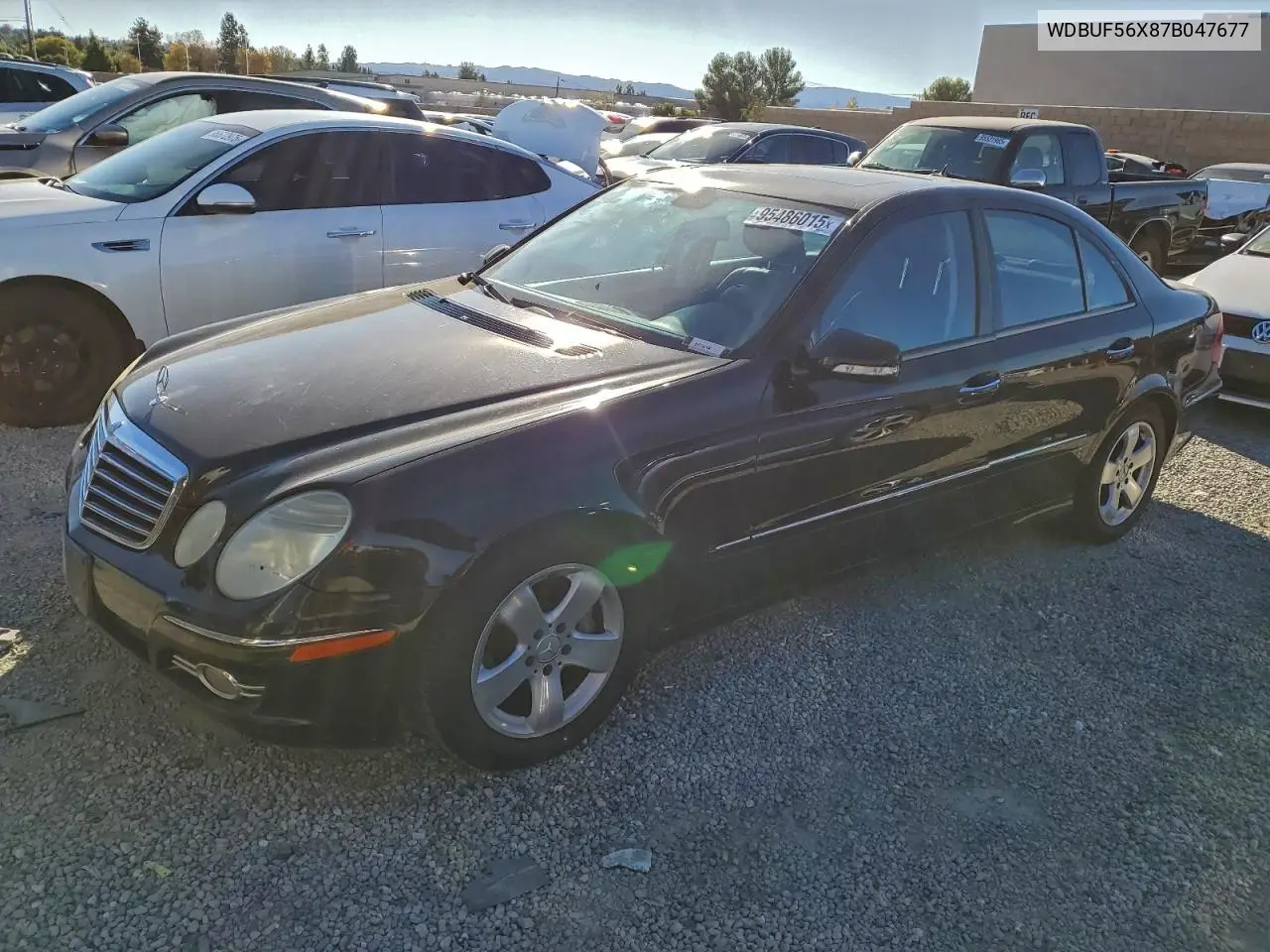 WDBUF56X87B047677 2007 Mercedes-Benz E 350
