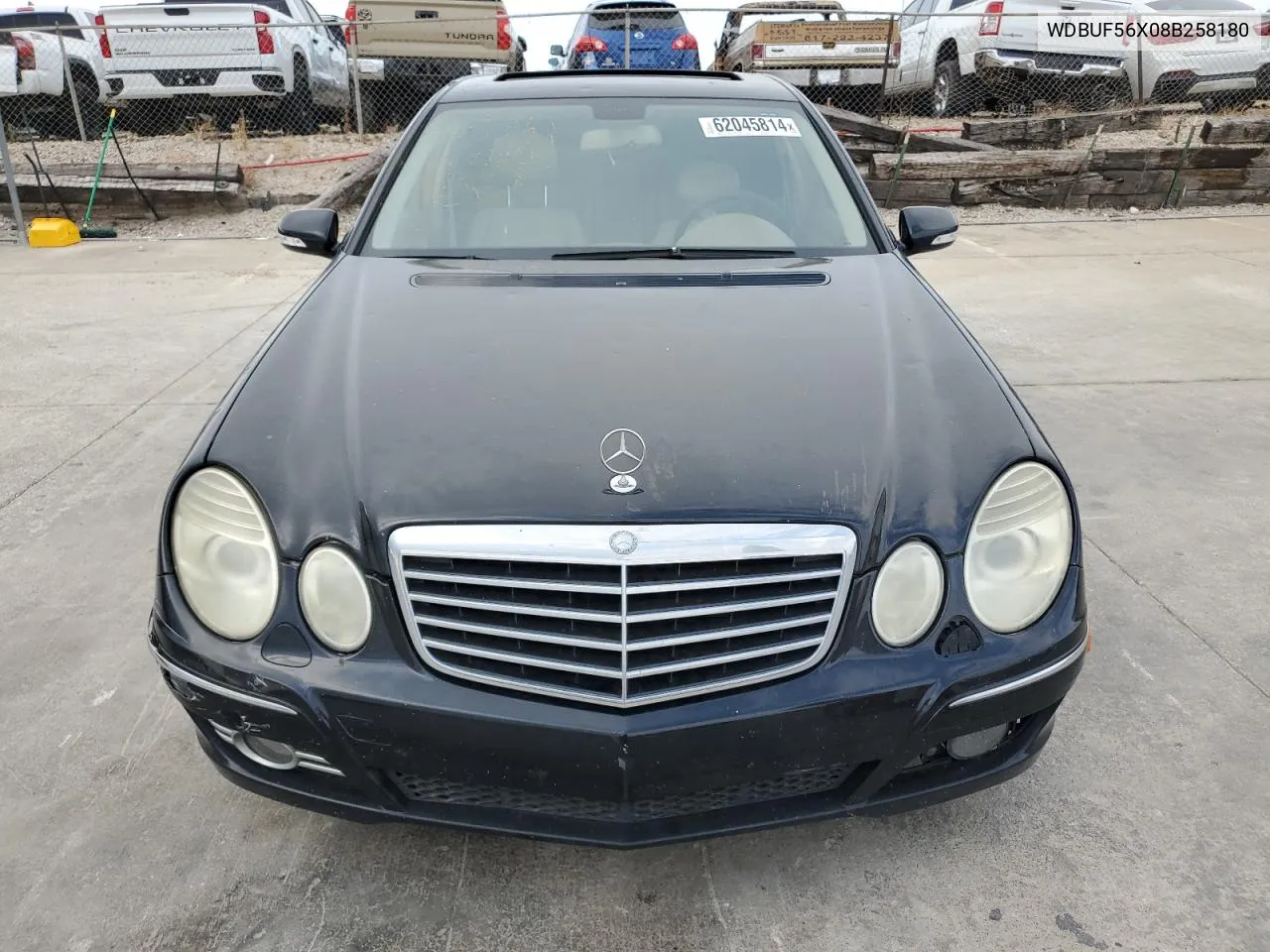 2008 Mercedes-Benz E 350 VIN: WDBUF56X08B258180 Lot: 62045814