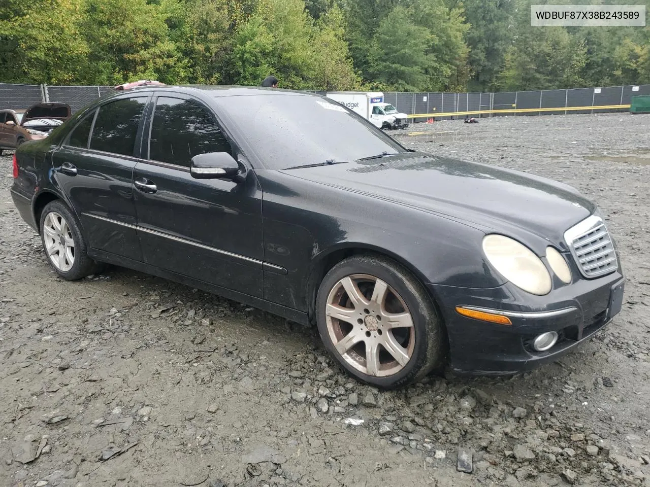 2008 Mercedes-Benz E 350 4Matic VIN: WDBUF87X38B243589 Lot: 69740434