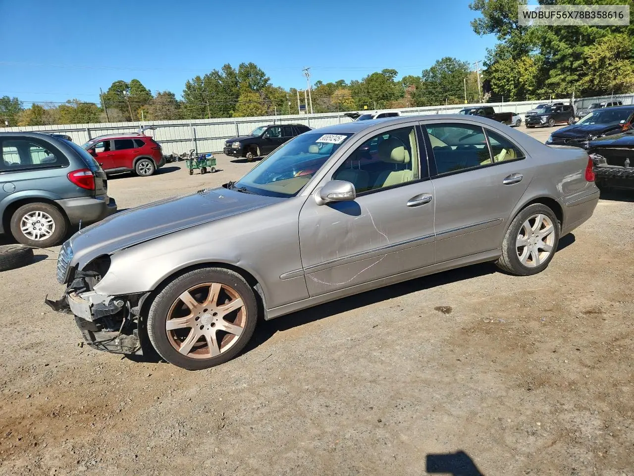 WDBUF56X78B358616 2008 Mercedes-Benz E 350