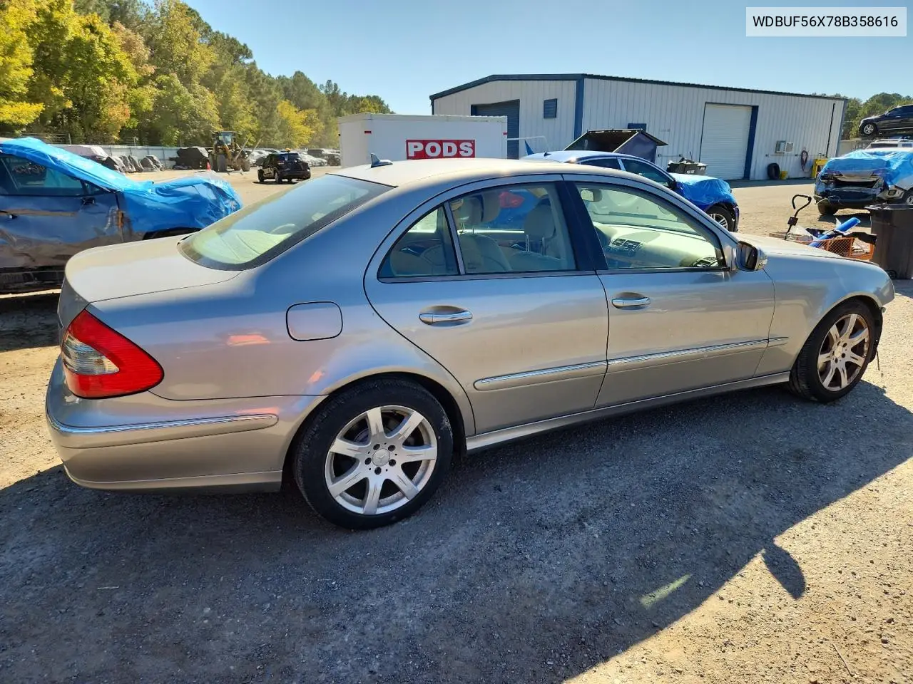 WDBUF56X78B358616 2008 Mercedes-Benz E 350