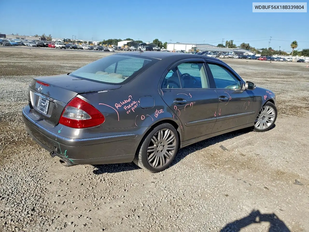 WDBUF56X18B339804 2008 Mercedes-Benz E 350