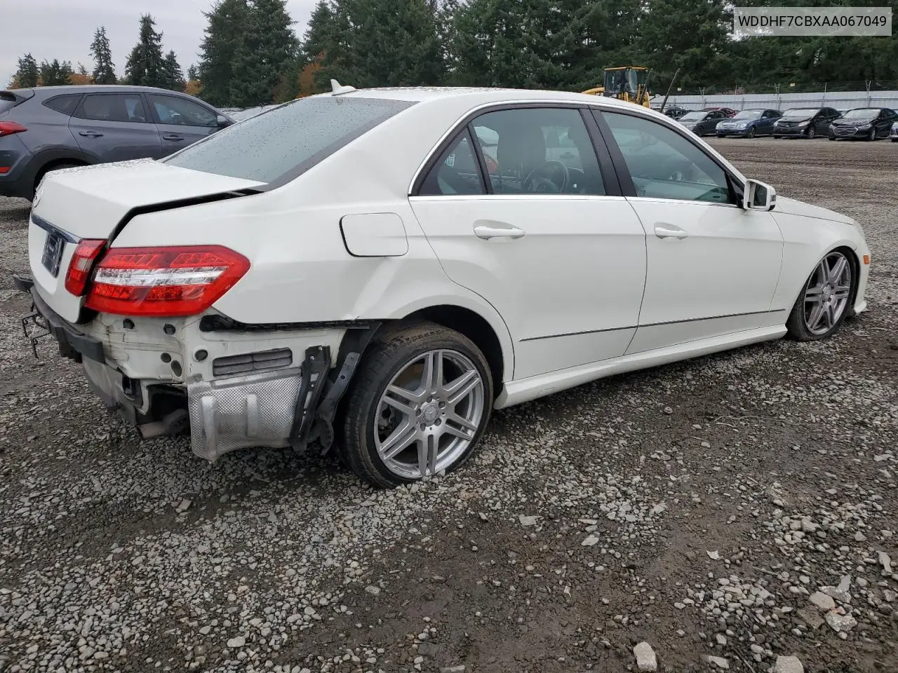 WDDHF7CBXAA067049 2010 Mercedes-Benz E 550