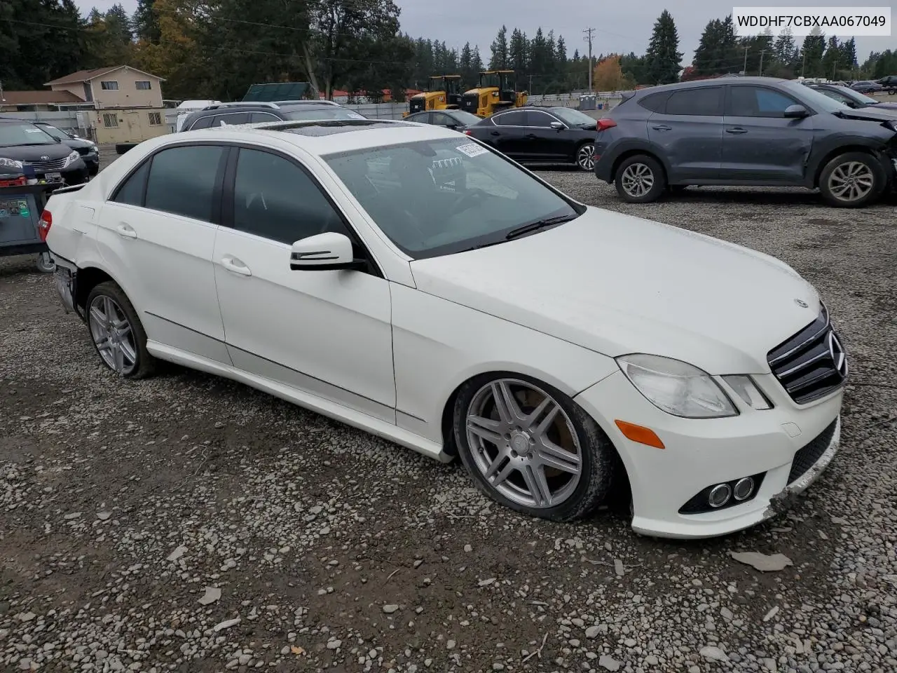 WDDHF7CBXAA067049 2010 Mercedes-Benz E 550