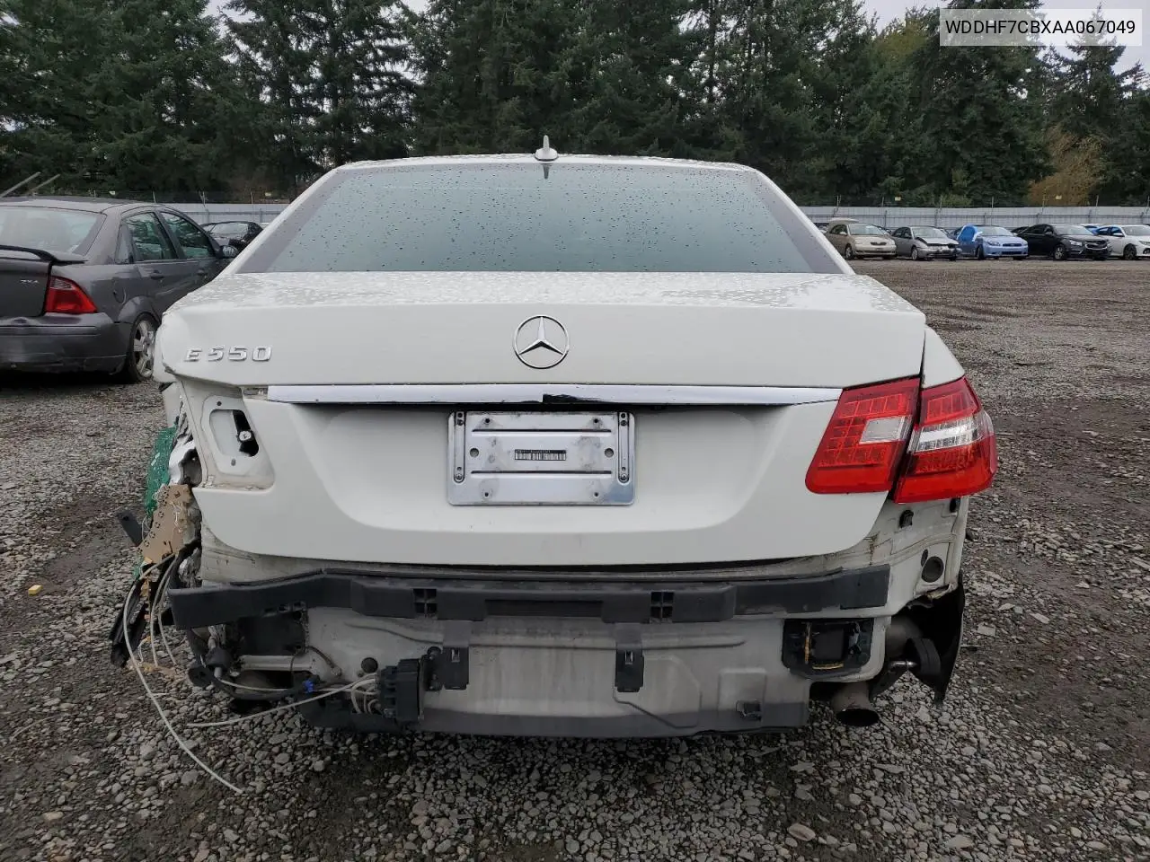 WDDHF7CBXAA067049 2010 Mercedes-Benz E 550