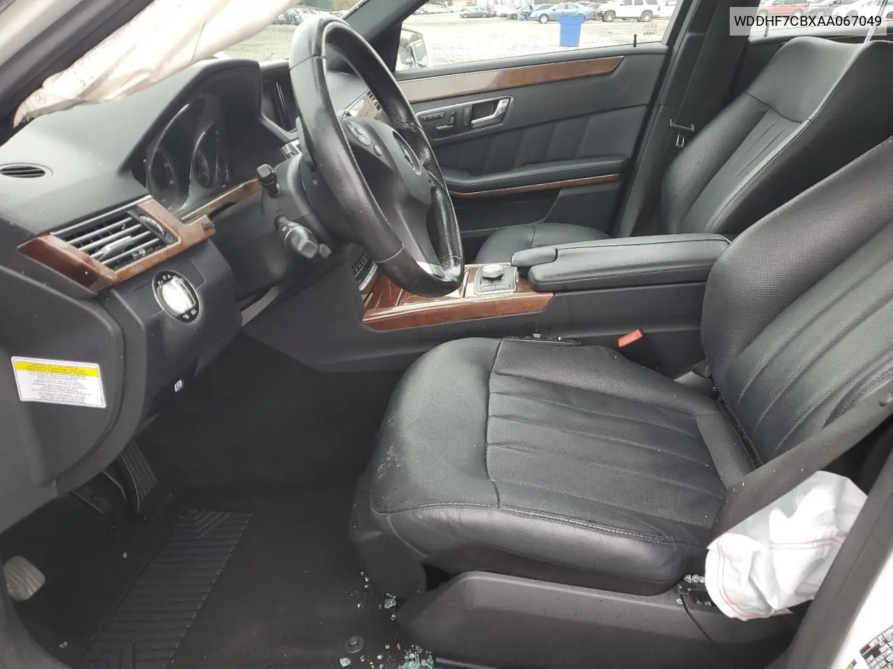 WDDHF7CBXAA067049 2010 Mercedes-Benz E 550
