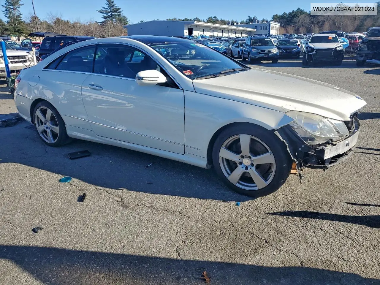 WDDKJ7CB4AF021028 2010 Mercedes-Benz E 550