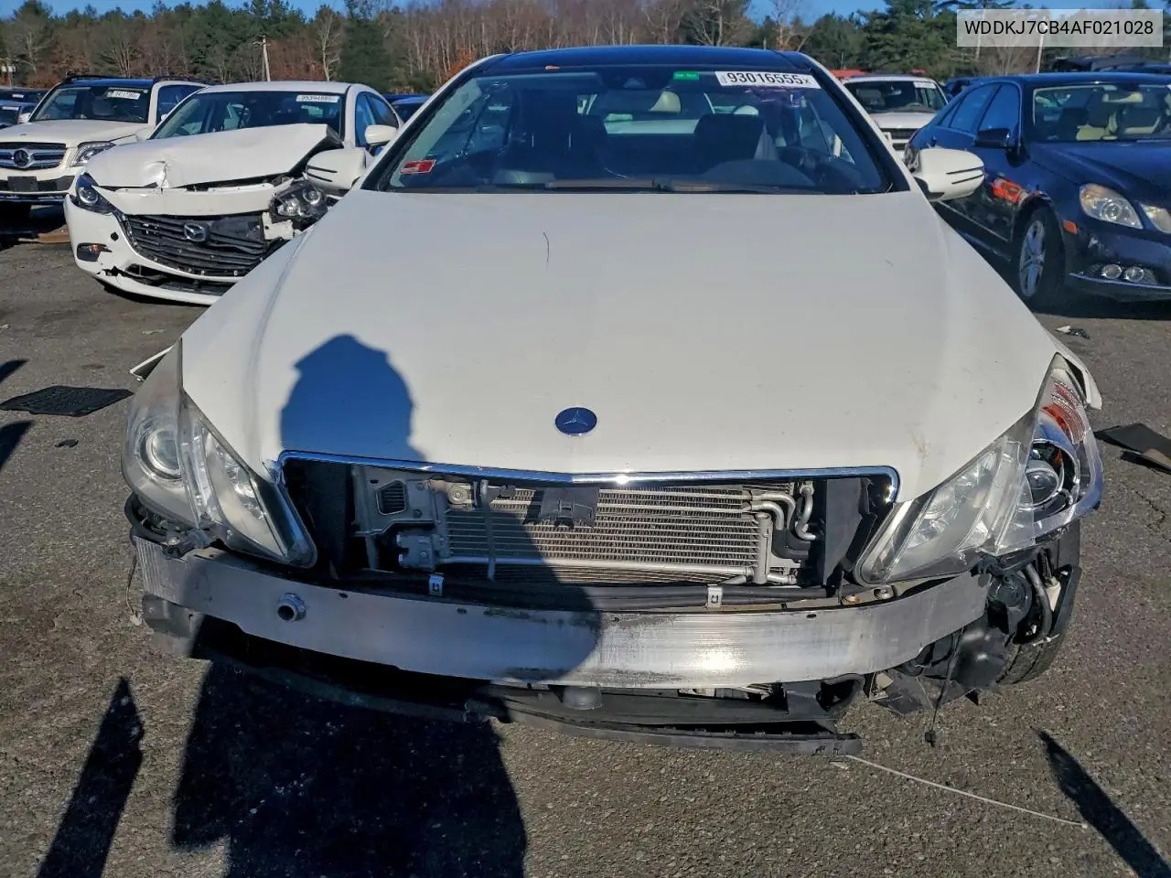 WDDKJ7CB4AF021028 2010 Mercedes-Benz E 550