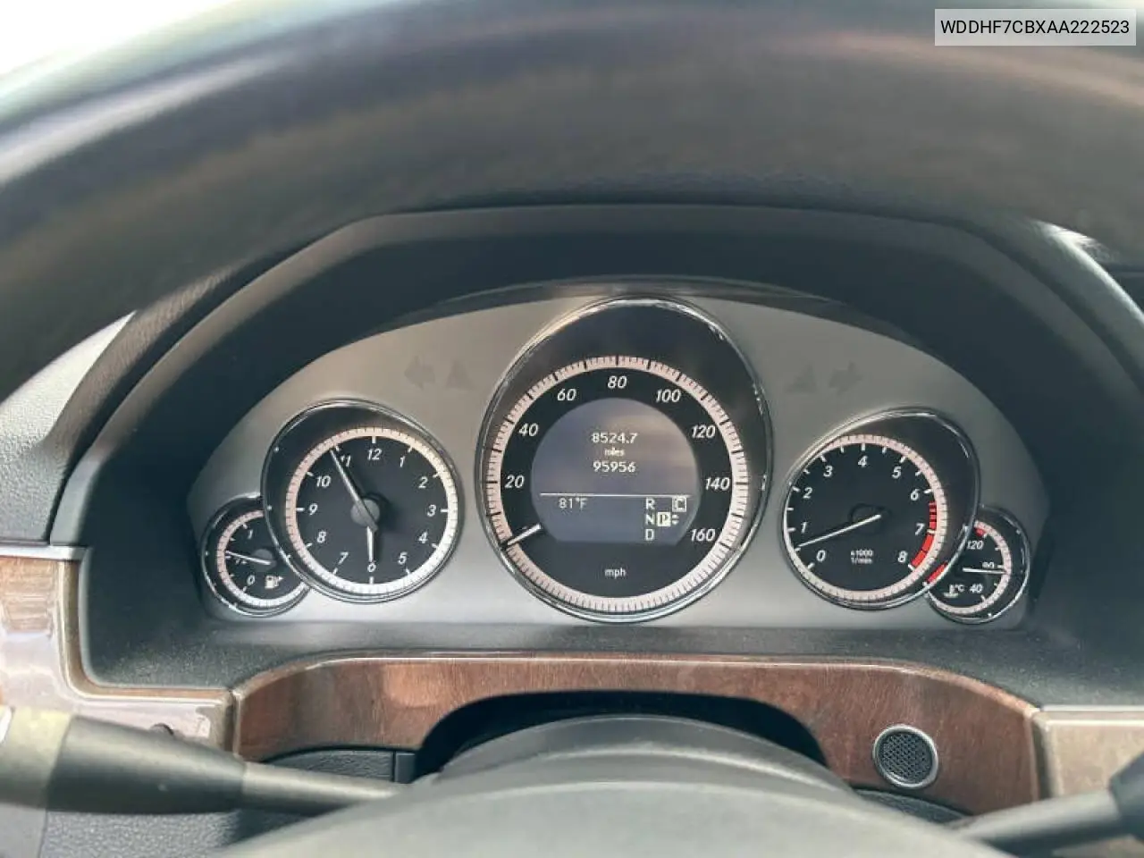 WDDHF7CBXAA222523 2010 Mercedes-Benz E 550