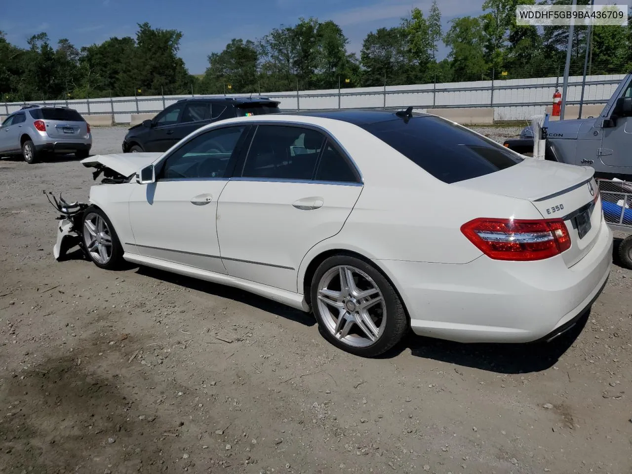 2011 Mercedes-Benz E 350 VIN: WDDHF5GB9BA436709 Lot: 58713644