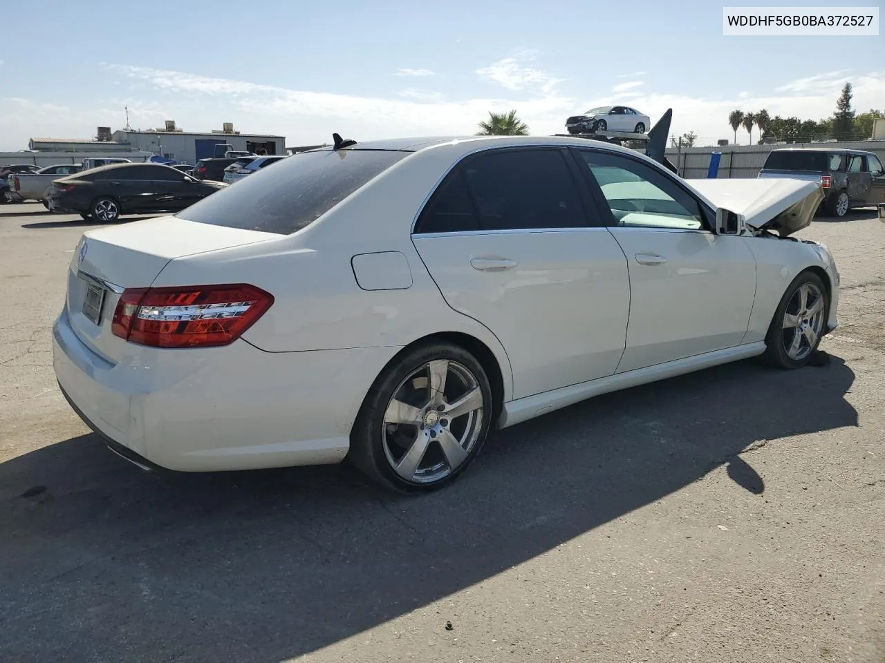 WDDHF5GB0BA372527 2011 Mercedes-Benz E 350