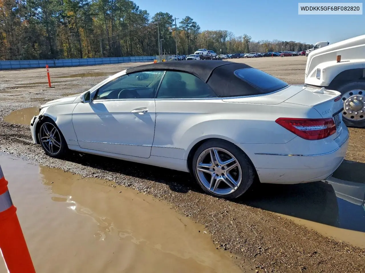 WDDKK5GF6BF082820 2011 Mercedes-Benz E 350