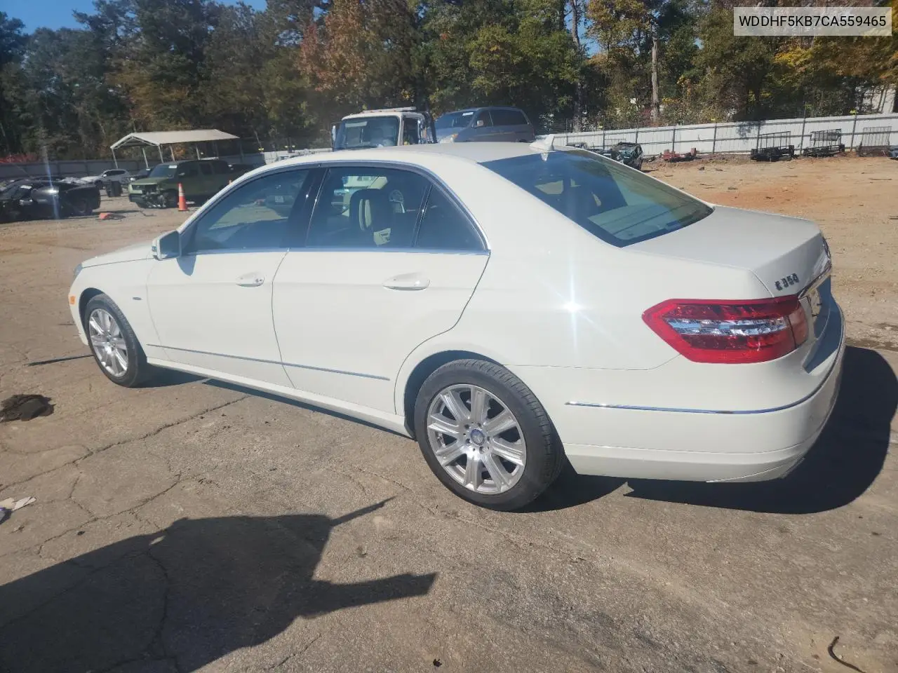 WDDHF5KB7CA559465 2012 Mercedes-Benz E 350