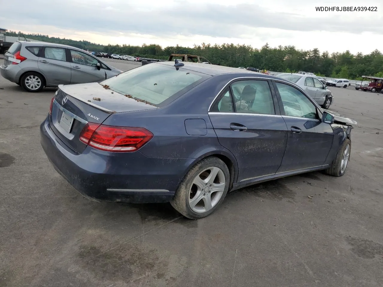 WDDHF8JB8EA939422 2014 Mercedes-Benz E 350 4Matic