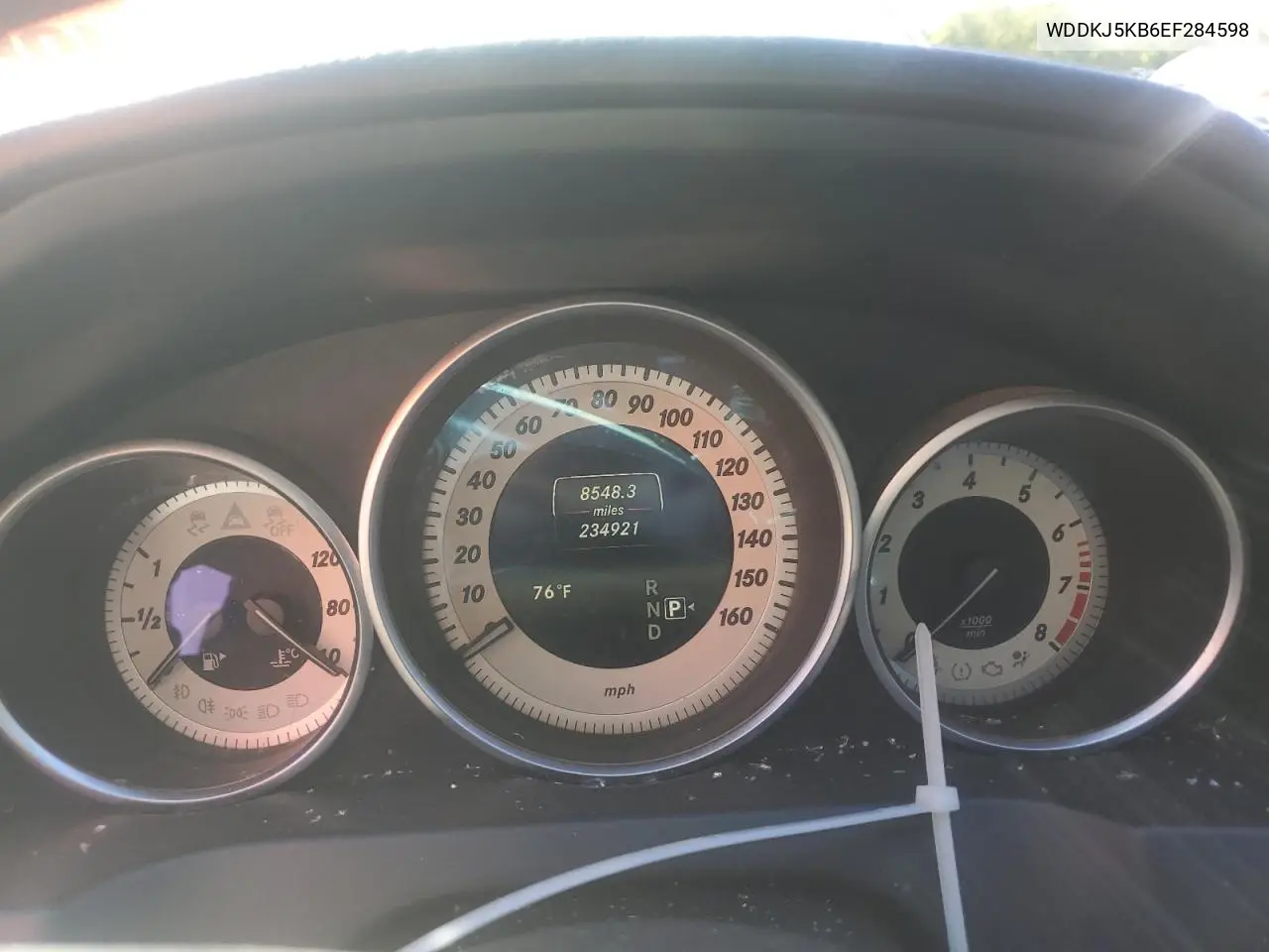 WDDKJ5KB6EF284598 2014 Mercedes-Benz E 350