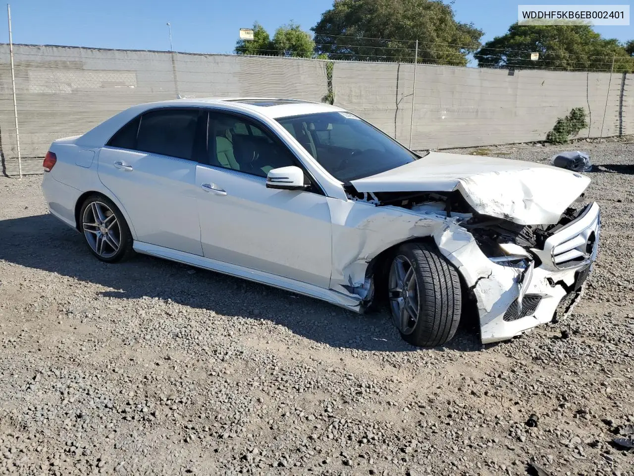 WDDHF5KB6EB002401 2014 Mercedes-Benz E 350