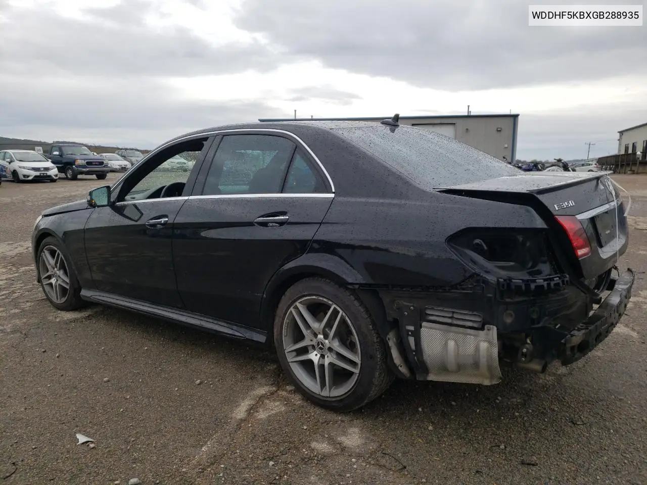 WDDHF5KBXGB288935 2016 Mercedes-Benz E 350