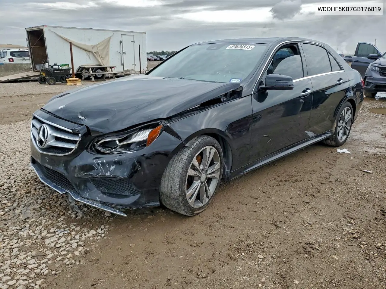 WDDHF5KB7GB176819 2016 Mercedes-Benz E 350