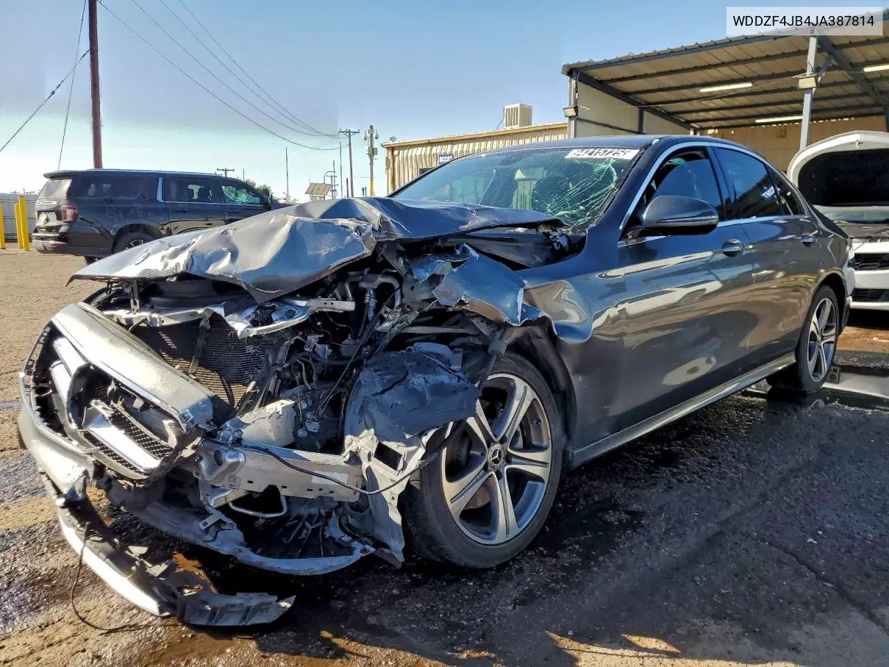WDDZF4JB4JA387814 2018 Mercedes-Benz E 300