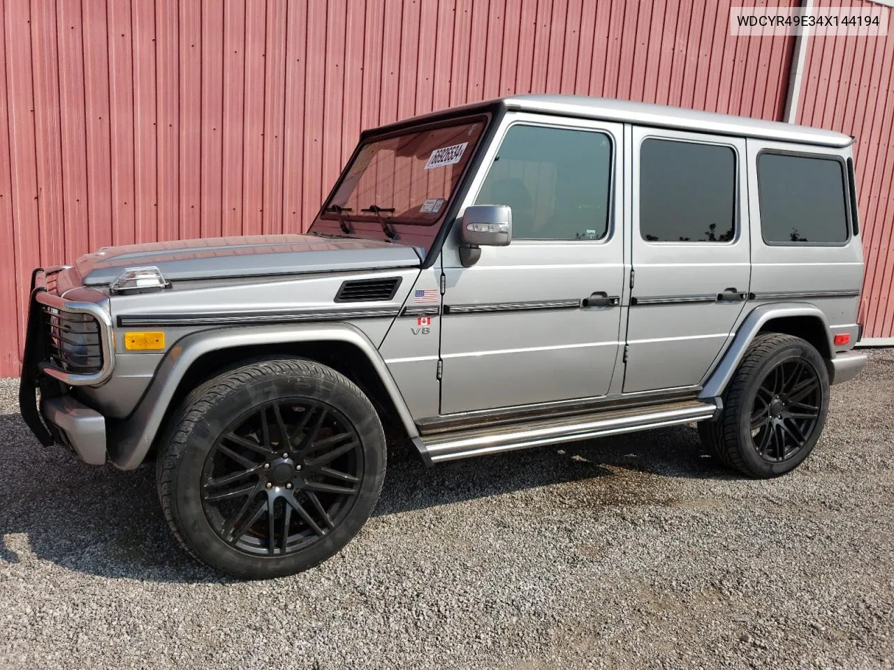 WDCYR49E34X144194 2004 Mercedes-Benz G 500