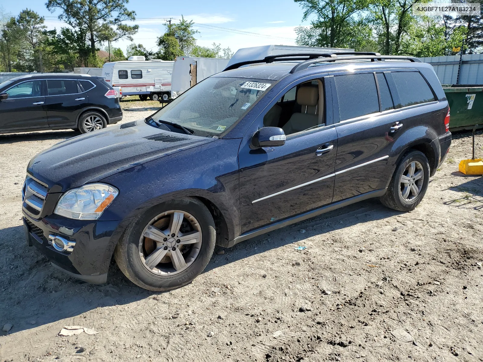 4JGBF71E27A183234 2007 Mercedes-Benz Gl 450 4Matic